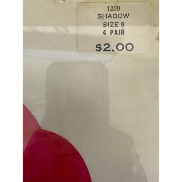 Splendorwear Seamless Nylons Stockings 4 Pack Size 9 Shadow Vintage NEW - Picture 2 of 3